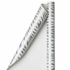 JAM Paper Gift Wrap - Zebra Print Wrapping Paper - 50 Sq Ft Total - Silver & White Safari Stripes - 2 Rolls/Pack-The perfect square footage for quickly and easily wrapping your presents