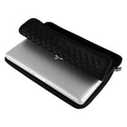 Vangoddy 13.3" Microsuede Laptop Sleeve - Black-External case dimension: 9 3/8" x 13 1/2"