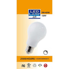 Northern Stars 84748 LED A19 8W, Warmwhite, 3000K, Frosted, 10 Pack-8W, 120V