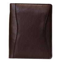 Ashlin AFONSO Zippered Portfolio, SmartPhone Pocket with 2 Pen Loops, Brown (P8338-18-02)-Multiple Pockets for maximum organization skills