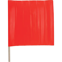 CCI Canada Traffic Safety Flags - 36 Pack-Wooden Staff" - 24