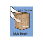 Staples Multi-Depth Corrugated Boxes - 8.75" L x 6" W x 11.25" H - 25 Pack-Boxes ship flat