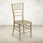 Flash Furniture - Chaise Chiavari empilable en résine dorée de la série HERCULES PREMIUM-Siège en polycarbonate ultra-résistant