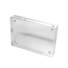 Futech CTS0199 - Support magnétique pour enseigne de comptoir, 5,9 "x 3,9", transparent, acrylique, 6 / paquet-Porte-enseigne magnétique de comptoir