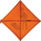 Accuform Signs Tilt-Adjust Cross Ribs Sign Supports-Quantity per pack - 1