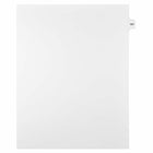 Mark Maker Legal Exhibit Index Tab White Single Tabs, 1/15th Cut, Letter Size, No Holes, Number 167, 25 Pack-White Single Tabs, 1/15th Cut