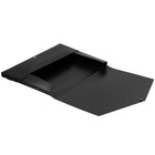 JAM Paper Plastic Portfolio with Snap Closure, Medium, 10 x 12.5 x 0.75, Black, 2 Pack (2000027g)-Dimensions: 10" x 12 1/2" x 3/4" medium
