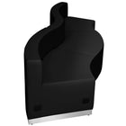 Flash Furniture HERCULES Alon Series Black LeatherSoft Reception Configuration - 3 Pieces-Add on pieces as your business grows