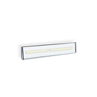 Azar Displays 2.5" x 11" Acrylic Wall Mount Nameplate Acrylic Sign Holder, 10 Pack (122020)-Wall mount frame has adhesive tape on the back (that is removable) for hanging on practically any surface