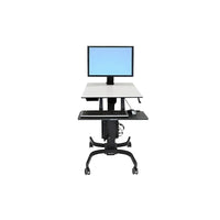 Ergotron 24-216-085 WorkFit-C Single LD Sit-Stand Workstation-Weight capacity: 14.7 kg
