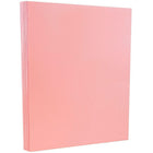 JAM Paper Vellum Bristol Cardstock, 8.5 x 11, 67lb Pink, 2 packs of 50 (169831g)-Size: 8-1/2" x 11"
