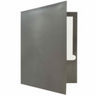 JAM Paper Glossy Two Pocket Presentation Folders, Grey, 100 Pack (31225352D)-2 Pocket