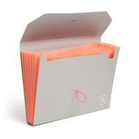U Brands U Eco Wheat Straw 7-Pocket Poly Expandable File -6 Tab Organization