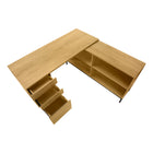 Monarch Specialties 7491 60" Computer Desk - Light Oak L-Shaped Corner-9