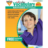 Newmark Learning Everyday Vocabulary Intervention Activity Book, Grade 3 (NL-0160)-Grade 3rd/ages 8 - 9 years