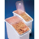 Mobile Ingredient Bins With Sliding Lid, Capacity Cu. Ft., 2 3/4-Slant front