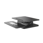 ShoppingAll 25"W Height Adjustable Sit to Stand Desk Converter Workstation - Black-Premium design for instantly converting your workstation into an ergonomic space