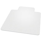 Staples Medium Pile Carpet/Berber Chair Mat, 45" x 53"-Ideal for use on medium-pile and berber carpets and pads up to 3/8" thick