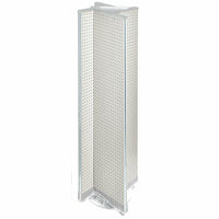 Azar Displays Pegboard Display Pinwheel Spinner, 13.5" x 60", White (700460-WHT)-White acrylic