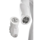 Can-Bramar PL Adult 2-in-1 Full Body and Headless Male Unbreakable Mannequin  - 73"H - Glass Base -  Glossy White-Made of durable and hard-to-break plastic material, meticulously crafted and detailed