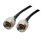Turmode WF6002 6' Wifi Antenna Cable, 3.5" x 0.4" x 3.5", Black-6' N Male to N Male LMR100 Cable