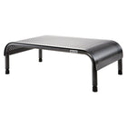 Allsop – Support de moniteur réglable Metal Art Ergo3 avec plateforme à largeur de 15 po (31630)-Pieds télescopiques avec 3 réglages en hauteur (6 po, 7 po, 8 po), plus réglage micrométrique de la hauteur des pieds individuels