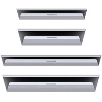 Humanscale Neatlinks Large 24" Grey-NeatLinks channels can be installed in countless configurations to accommodate each user and unique work environment.