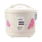 Tiger 10-Cup Electric Rice Cooker, White-Non-stick coating inner pot