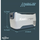 Koolatron SmartKool SK30 Bluetooth Enabled Portable Cooler Freezer 30L-Leak-resistant channel drain for easy cleaning