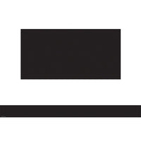 Teacher Created Resources 35' x 3" Black Straight Border Trim, 72 Pack-Theme: Black Straight