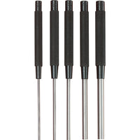 Starrett Drive Pin Punches For Machine Shop & Motor Service Work - 6 Pack (TBB474)-Overall Length: 8"