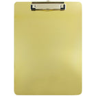 JAM Paper Aluminum Clipboards, 9" x 13", Gold, 2 Pack (331ALCgog)-Gold