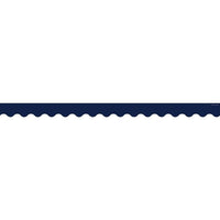 Teacher Created Resources Scalloped Navy Border Trim, 72 Pack-Theme: Navy Scalloped