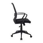 TygerClaw Mid Back Mesh & Fabric Office Chair-All-day support guaranteed with ergonomic mid-back design that reduces fatigue
