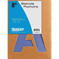 HeadLine 8" Stencils  -  Letters-Reusable