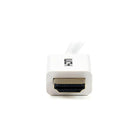 StarTech 7m (23 ft) White CL3 In-wall High Speed HDMI Cable, HDMI to HDMI, M/M-Ensure a high quality, corrosion free connection through gold-plated contacts
