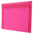 JAM Paper 9 x 12 Booklet Envelopes, Translucent Vellum Magenta Pink, 25 Pack (1592172)-Size: 9" x 12"