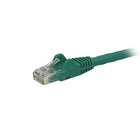 StarTech Cat6 Ethernet Patch Cable with Snagless RJ-45 Connectors, 12 ft, Green (N6PATCH12GN)-Green PVC jacket for colour coding your connections