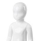 Can-Bramar RPK-2 Toddler Abstract Fibreglass Mannequin - Glass Base - Glossy White-Height: 36.5" (92.71 cm) Shoulder: 25 1/2 (64.8 cm) Chest: 19 2/16" (48.6 cm) Waist: 18 1/2" (47 cm) Hip: 20" (50.8 cm) Base: 11 12/16" (30 cm)