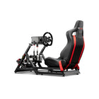 Next Level Racing GT Track Cockpit-Combining carbon steel with the highest manufacturing methods of laser cutting and robotic welding, its built strong and adjustable for all.
