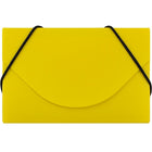 JAM Paper Plastic Business Card Case, Yellow, 5 Pack (291618971g)-Yellow