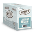 Jetsetter Coffee Co. Creme de noix de coco Tasses à portion individuelle - paquet de 24-Café aromatisé au chocolat, au caramel et à la noix de coco de torréfaction moyenne