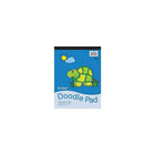 Pacon Art Street White Doodle Pad, 12" x 9"-Size: 12"(H) x 9"(W)