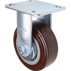 Kleton - Roulette, Fixe, 5po (127 Mm), Polyuréthane, 650 Lb (294 Kg), paquet de 5-Dia. des trous de boulon 3/8po (9,52 mm)