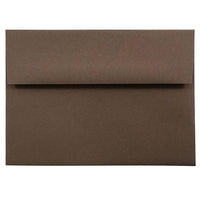 JAM Paper A7 Invitation Envelopes, 5.25 x 7.25, Chocolate Brown Recycled, 1000 Pack (233711B)-Chocolate brown