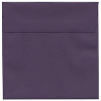 JAM Paper 6 x 6 Square Envelopes, Dark Purple, 250 Pack (563912522H)-Purple dark base square envelope