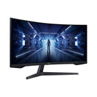 Samsung 34" G5 Odyssey Curved Gaming Monitor - LC34G55TWWNXZA-Interface: 1 x HDMI, 1 x DP
