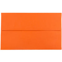 JAM Paper A10 Invitation Envelopes, 6 x 9.5, Brite Hue Orange Recycled, 250 Pack (95922H)-Orange recycled envelope