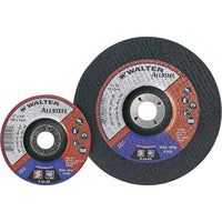 Walter Surface Technologies - Allsteel Xtra Depressed Centre Grinding Wheel - 12 Pack-Arbor Size 7/8"