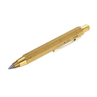 Troika Carpenter's Contruction Pencil - 5.6mm - HB - Antique Brass-Ideal for sketching and marking on rough surfaces such as wood, stone, and concrete